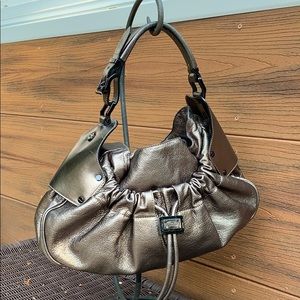 Burberry Prorsum Warrior bag, metallic gunmetal